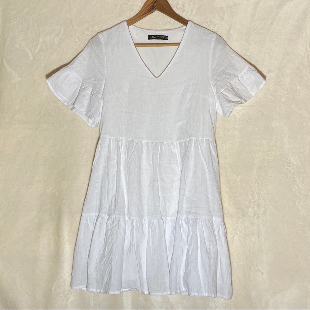 pretty white dress